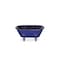 Homeroots Royal Blue Bathtub Decorative Sculpture 399645 - alternate 2