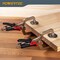 Powertec 2 Inch Face Clamps, C-Clamp with Ergonomic Grip and Adjustable Swivel Pads for Woodworking, 2PK 71641 - alternate 2