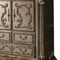 Homeroots 20" X 43" X 55" Gold Patina Bone Wood Poly Resin Chest 347058 - alternate 3
