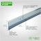 M-D Building Products 36 in. Silver Aluminum and Vinyl DENY Heavy-duty Screw-on Door Sweep 40719 - alternate 5