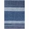Homeroots 3' X 5' Navy Blue Sky Blue And Charcoal Abstract Washable Indoor Outdoor Area Rug 615278 - alternate 6