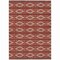Homeroots 3' X 5' Red Ivory And Gray Geometric Washable Indoor Outdoor Area Rug 599664 - alternate 3