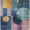 Homeroots 8' X 10' Blue Green And Copper Geometric Washable Indoor Outdoor Area Rug 604315 - alternate 4
