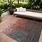Homeroots 10' X 14' Blush And Dark Gray Ombre Washable Indoor Outdoor Area Rug 602892 - alternate 1
