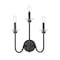 Z-Lite Allistair 3-Light Wall Sconce, 15 in W, Matte Black 352-3S-MB - alternate 4