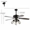 Jonathan Y Lucas 52" Caged 3-Light Metal/Wood LED Ceiling Fan, Black JYL9601A - alternate 5