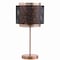 Jonathan Y Tribeca 19.7" Metal LED Table Lamp, Copper/Black JYL6106A - alternate 3