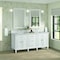 James Martin Vanities Lorelai 72'' D Vanity, Bright White w/ Jasmine Pearl Silestone Top w/FreePower Wireless Charger 424-V72-BW-FEJP - alternate 4