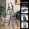 Wrightmaster 5.5 ft. Steel Lightweight Step Ladder, 9 ft. Reach w/Non-Marring Feet 300 lb. Capacity ZoroQHL6BT - alternate 4