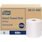 Tork Universal Hand Towel Roll, Notched, 1-Ply, 7.5in x 630 ft, White, 6PK 8031600 - alternate 1