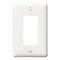 Eaton Wallplate, 4-7/8 in L, 3-1/8 in W, 1 -Gang, Polycarbonate, White, High-Gloss PJ26W - alternate 1
