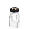 Holland Bar Stool Co 36" Chrome Wake Forest Swivel Bar Stool, Accent Ring L8C2C36WakeFr - alternate 1