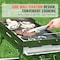 Vevor 24x16 in Flat Top Griddle Carbon Steel Universal BBQ Grill Pan Cookware HH-SPN006 - alternate 3