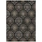 Homeroots 10' X 14' Black Gray And Brown Medallion Washable Indoor Outdoor Area Rug 587697 - alternate 6