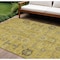 Homeroots 10' X 14' Gold Wheat And Gray Oriental Washable Indoor Outdoor Area Rug 582073 - alternate 1
