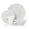 Gibson Home 16 Piece Bedford Lane Fine Ceramic Dinnerware Set in Off White 105778.16 - alternate 5