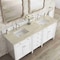 James Martin Vanities Brittany 72" Double Vanity in Bright White, w/ 3 CM Tajnar Eclos Top 655-V72-BW-3TJR - alternate 3