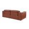 Homeroots 87" Camel Italian Leather Metal USB Reclining Sofa 720456 - alternate 3