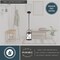 Vaxcel Harrison Mini Pendant Light, Matte Black, Clear Seeded Glass, 6.5-In. Wide P0460 - alternate 6