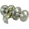 Prosource Passage Knob, Metal, Satin Nickel, 2-3/8 to 2-3/4 in Backset, 1-3/8 to 1-3/4 in Thick Door TFX230V-PS - alternate 1