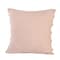 Homeroots Set of Two Pink Ribbed Cotton Throw Pillows With Fringe, 2PK 554612 - alternate 4