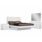 Homeroots Four Piece White Solid and Manufactured Wood Bedroom Set With Mirror 366263 - alternate 1