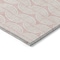 Homeroots 5' X 8' Pink And Gray Ogee Washable Indoor Outdoor Area Rug 601639 - alternate 6