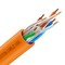 Syston Cable Technology Cat 6e Ethernet Cable Bulk, 100ft Orange, 600MHz 23AWG Solid Bare Copper, CMR Riser-Rated UV RoHS BULK1258-100OR - alternate 1