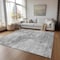 Homeroots 10' X 14' Gray Silver And Charcoal Nautical Washable Indoor Outdoor Area Rug 581742 - alternate 4