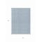 Homeroots 5' X 8' Denim Blue And Ivory Geometric Washable Indoor Outdoor Area Rug 614738 - alternate 3