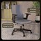 Leisuremod Brio Modern Office Chair with Adjustable Swivel Cotton Upholstered Task Chair BO60GR - alternate 4