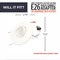 Bulbrite 9w 60w Equivelant 4 in. Downlight w/Gimball LED Light Bulb Medium Base (E26) White Round 2700K, 4PK 861496 - alternate 4