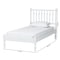 Baxton Studio Callison Spindle Platform Bed, White, Twin 271-14733-ZORO - alternate 3