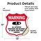 Signmission Video Surveillance Shield Sign Warning A, 12 Inch X 12 Inch, Vinyl Decal SHI-D-12-474 - alternate 2
