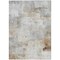 Homeroots 3' X 5' Linen Gray And Ivory Abstract Washable Indoor Outdoor Area Rug 616868 - alternate 5