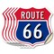 Signmission Route Marker Shield Sign Route 66, 6 inch X 6 inch, Vinyl Decal, 5PK SHI-D-5PACK-6-459 - alternate 1