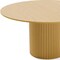 Homeroots 60" Brown Solid Wood Pedestal Base Round Top Dining Table 720978 - alternate 3
