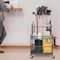 Vevor Garden Tool Storage Rack Garage Organizer 10 Slots Yard Broom Mop Holder 10001 - alternate 5