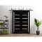 Sartodoors Sliding Closet Barn Bypass Doors 36x84 inches Black Solid Core Modern Interior QUADRO4088BBB-GLB-3684 - alternate 1