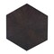 Homeroots 50" Black Wood Hexagon Block Coffee Table 714209 - alternate 3