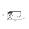 Homeroots 62" Black L Shape Computer Desk 491519 - alternate 2