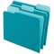 Pendaflex FOLDER, LTR, 1/3, TAB, TEA, 100PK 15213TEA - alternate 2