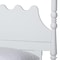 Baxton Studio Hoffman Platform Bed - Farmhouse Bed Frame with Scalloped Design and Turned Posts, White, King 272-14819-ZORO - alternate 4