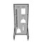 5S Supplies Housekeeping Shadow Board Broom Station V13, Gray / White, Broom + Stand HSB-V13-GRAY/WHITE-BO-STAND - alternate 1