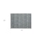 Homeroots 2' X 3' Blue and Cream Damask Washable Non Skid Indoor Outdoor Area Rug 563862 - alternate 5