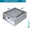 Amgood 18 in. x 72 in. Stainless Steel Table With Drawer AMG WT-1872 + DRAWER-1514-Z - alternate 2