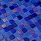 Apollo Tile Mingles 11.6 in. x 11.6 in. Glossy Blue Glass Mosaic Wall and Floor Tile 18.69 sq. ft./case, 20PK MIX1588BL579A - alternate 4