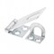 Prime-Line Door and Gate, Safety Hasp Hinge Latch with Fixed Staple 1-3/4 inch with Screws, Zinc Plated U 117010 - alternate 1