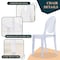 Leisuremod Marion Transparent Acrylic Modern Chair, Clear GV19CL - alternate 3