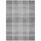 Homeroots 5' X 8' Gray Black And Ivory Plaid Washable Indoor Outdoor Area Rug 596340 - alternate 5